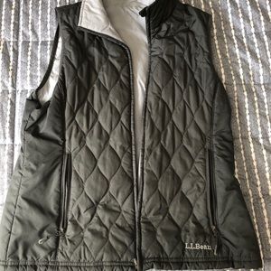 Grey Reversible LLBean Vest